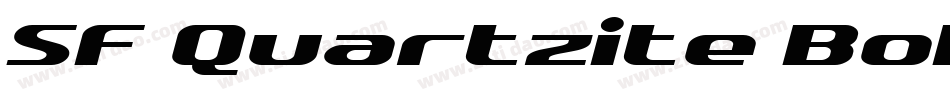 SF Quartzite Bold Italic字体转换